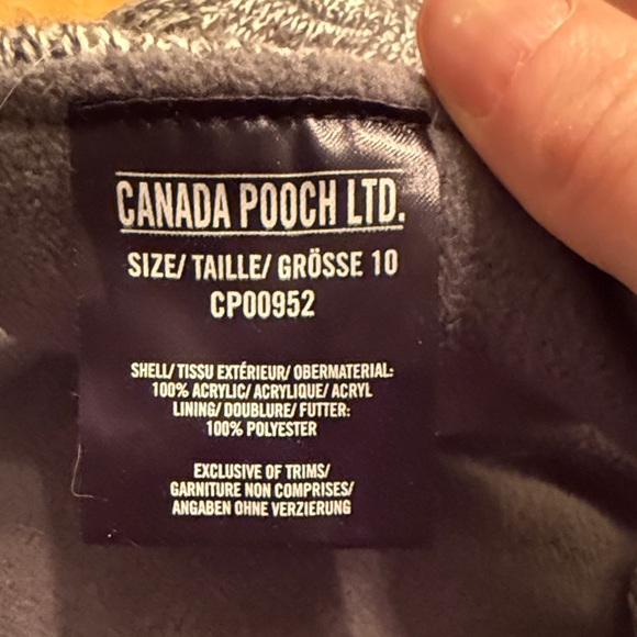 Gray Dog Sweater with Zipper Accents - Picture 2 of 8